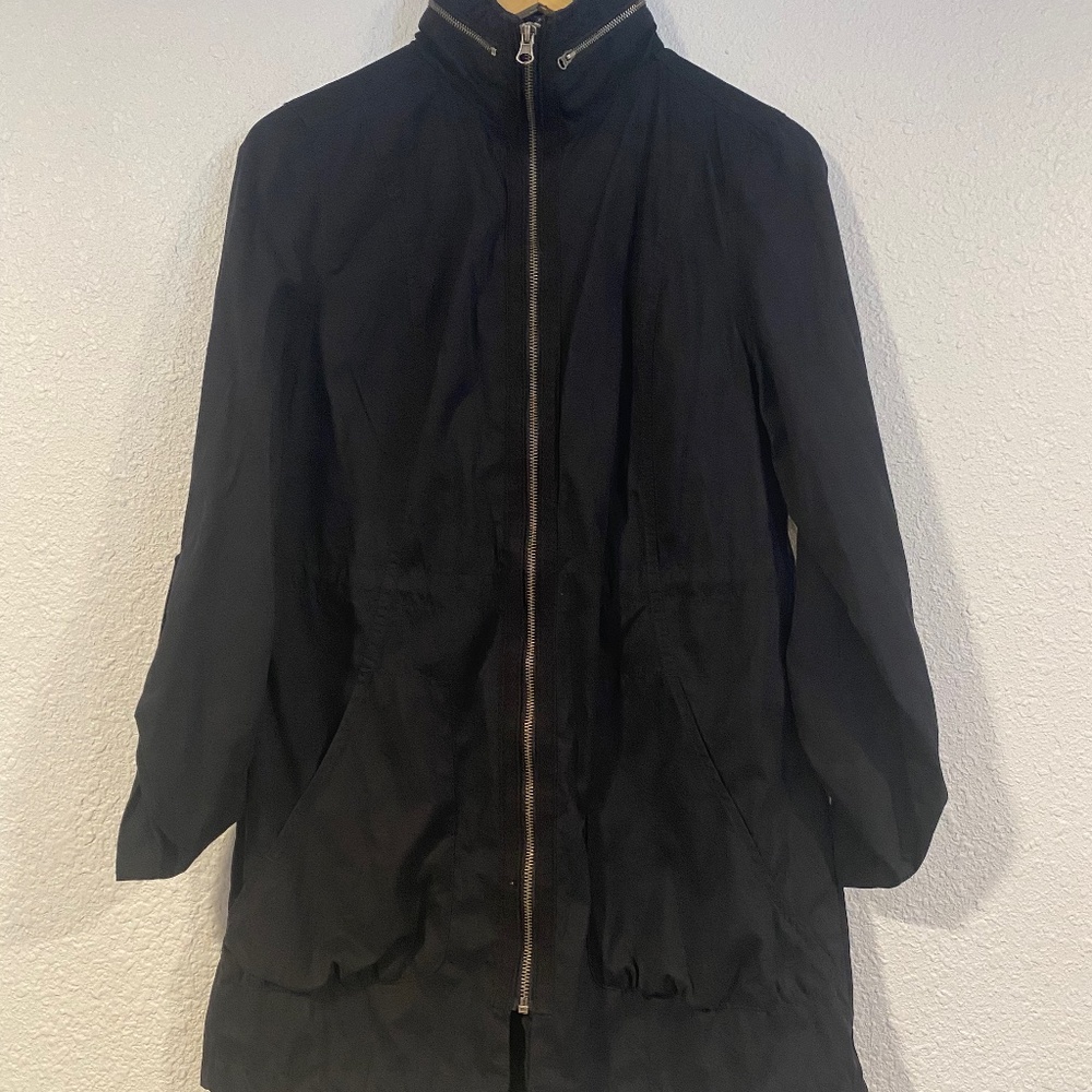 Black utility coat